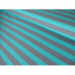 Jersey Ringel 1,5cm grau mint Kombistoff